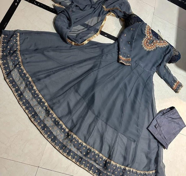 Chiffon maxi 3pc dress
