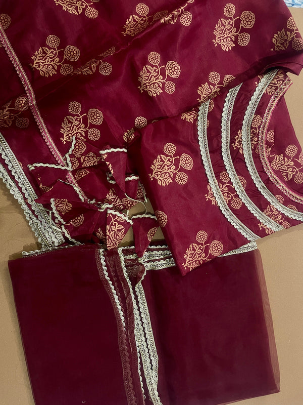 Silk 3pc dress